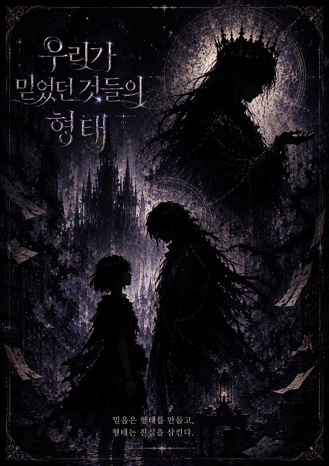 우리가 믿었던 것들의 형태 표지