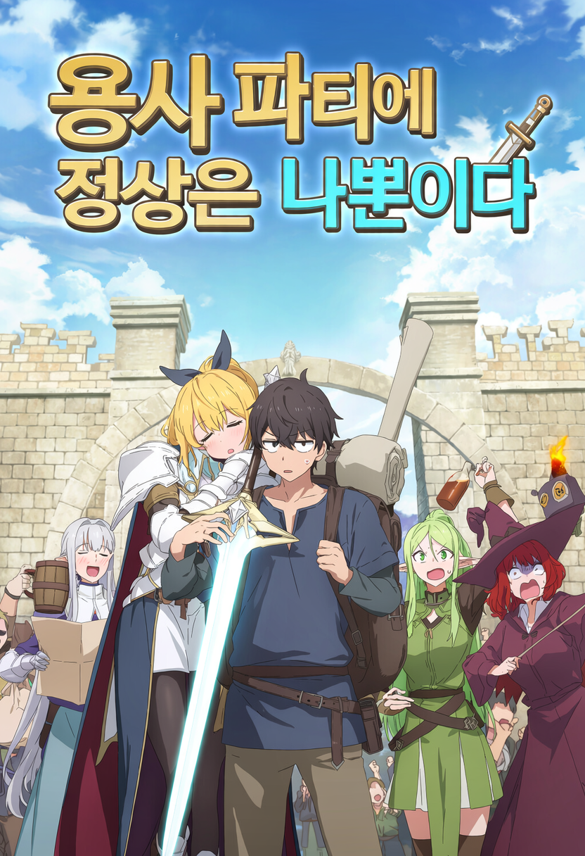 용사 파티에 정상은 나뿐이다 표지