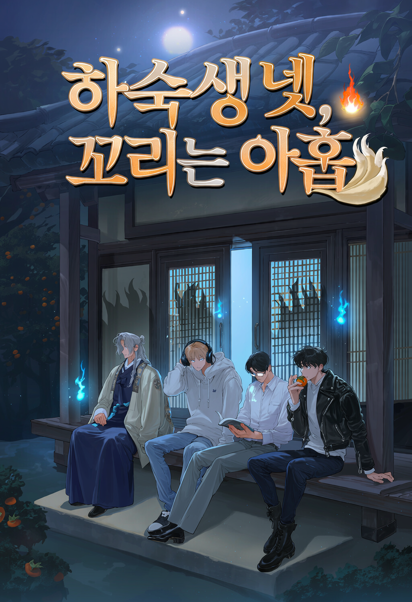 하숙생 넷, 꼬리는 아홉 표지
