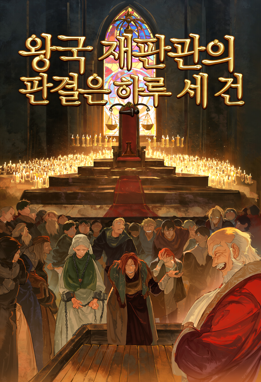 왕국 재판관의 판결은 하루 세 건 표지