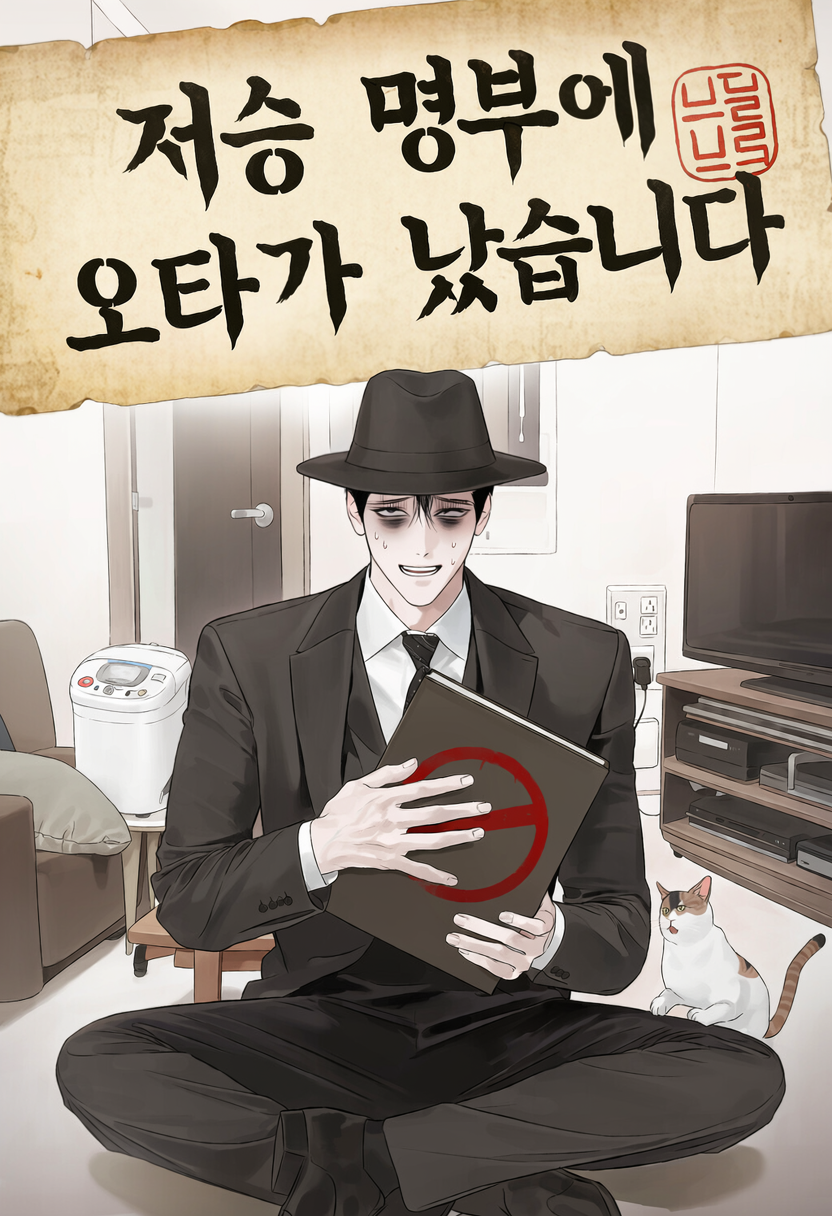 저승 명부에 오타가 났습니다 표지