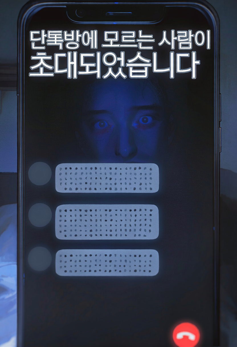 단톡방에 모르는 사람이 초대되었습니다 표지