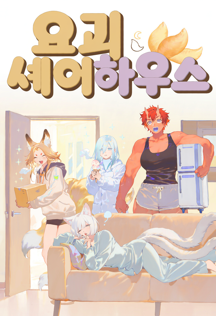 요괴 셰어하우스 표지