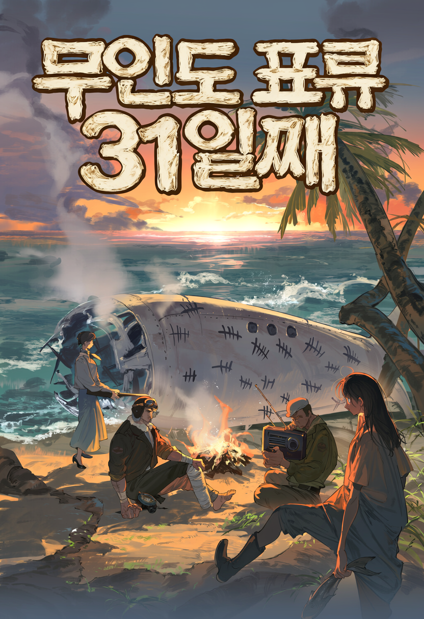 무인도 표류 31일째 표지