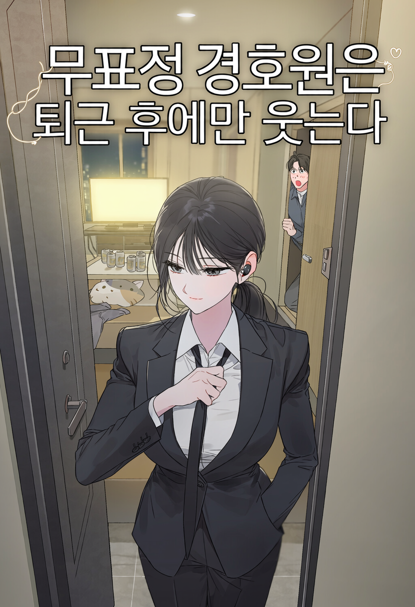 무표정 경호원은 퇴근 후에만 웃는다 표지