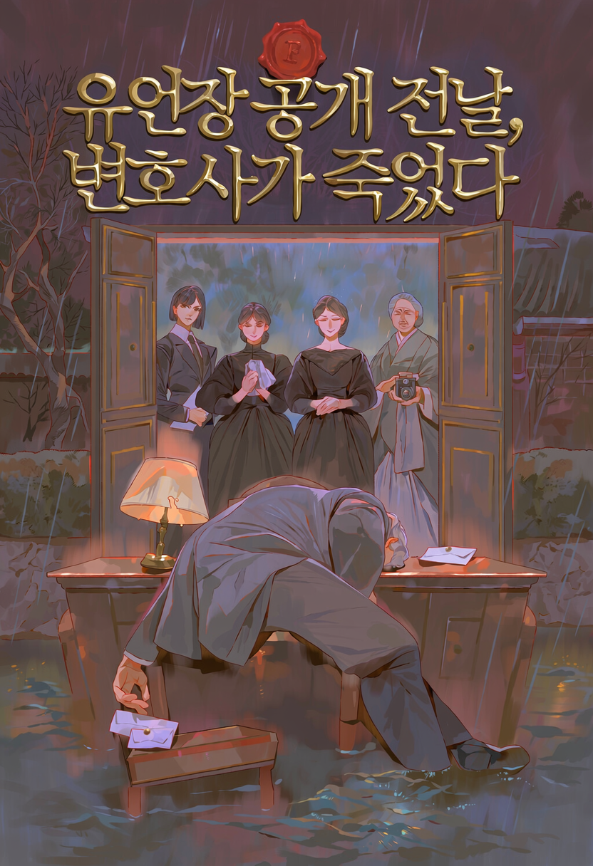 유언장 공개 전날, 변호사가 죽었다 표지