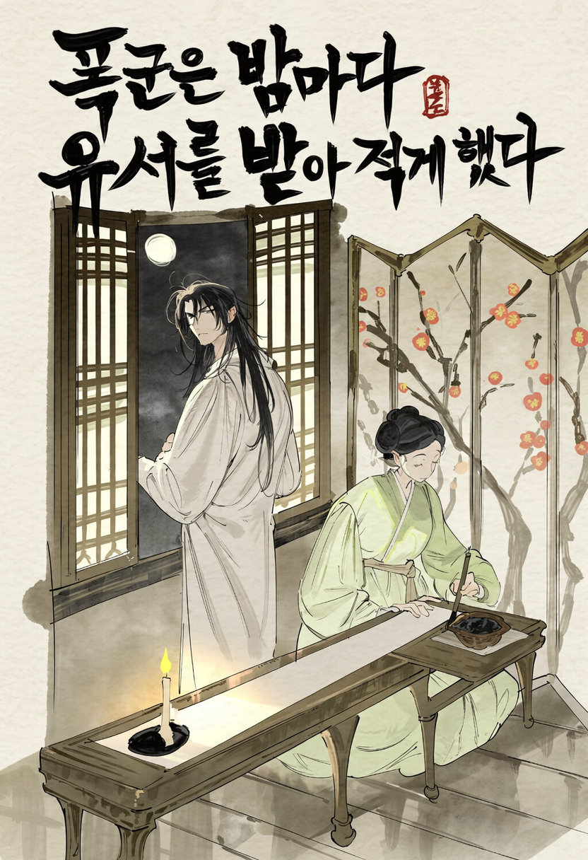 폭군은 밤마다 유서를 받아 적게 했다 표지