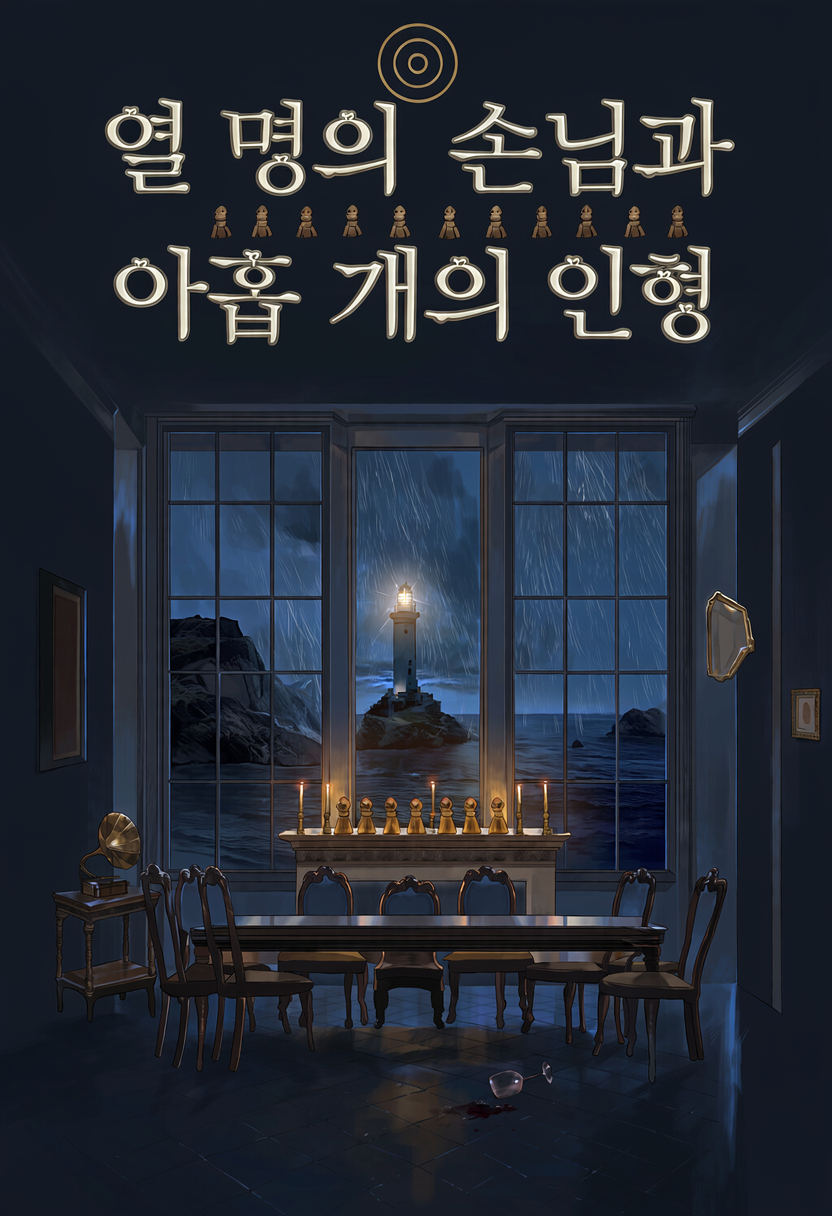 열 명의 손님과 아홉 개의 인형 표지