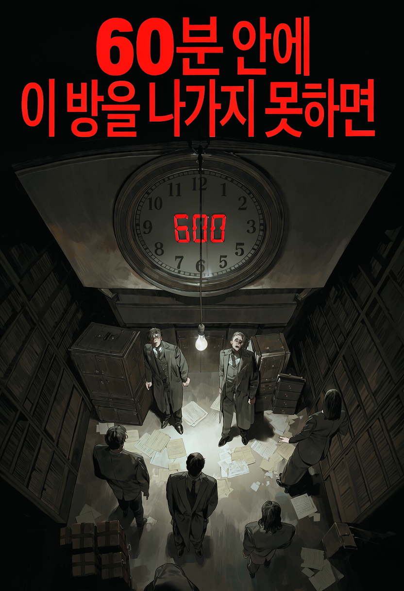60분 안에 이 방을 나가지 못하면 표지