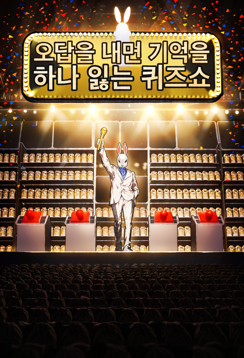 오답을 내면 기억을 하나 잃는 퀴즈쇼 표지