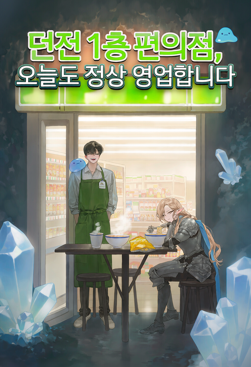 던전 1층 편의점, 오늘도 정상 영업합니다 표지