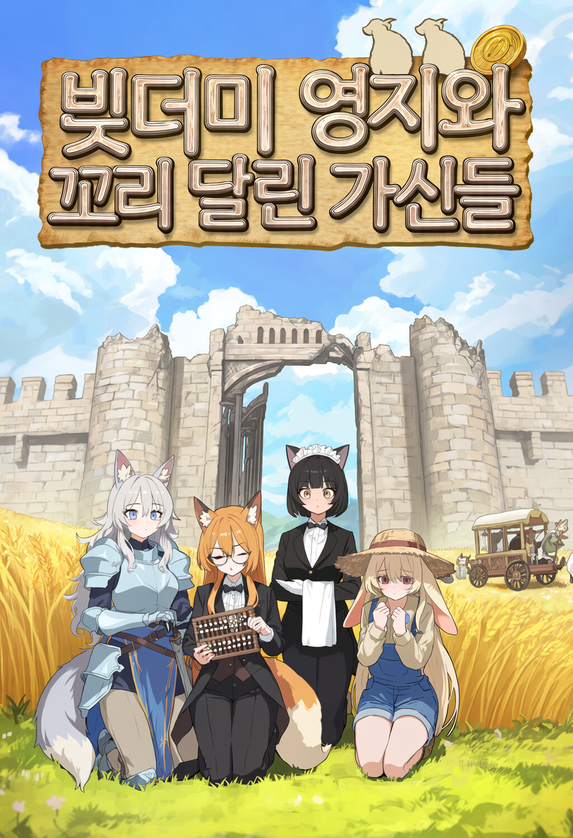 빚더미 영지와 꼬리 달린 가신들 표지