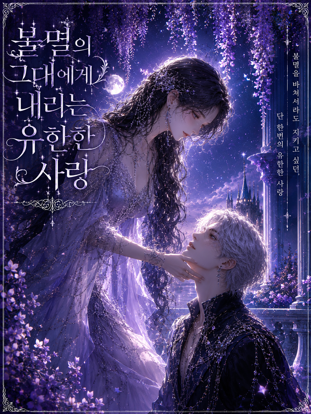 불멸의 그대에게 내리는 유한한 사랑 표지
